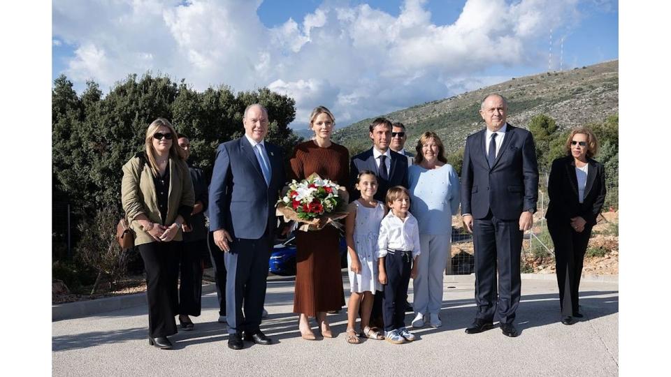 Princess Charlene and Prince Albert of Monaco inaugurated the new shelter