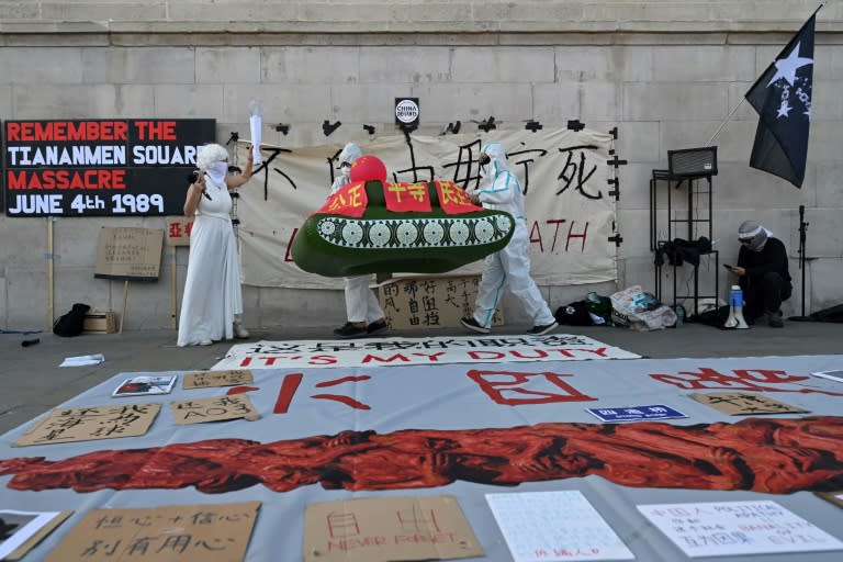 Overseas students told Amnesty that family members in China received threats after they attended events abroad including commemorations of the 1989 Tiananmen crackdown (JUSTIN TALLIS)