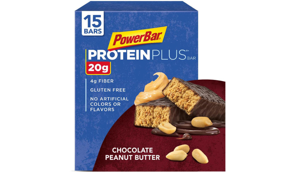 PowerBar Protein Plus Bar- Chocolate Peanut Butter, 15 count. (Photo: Amazon)