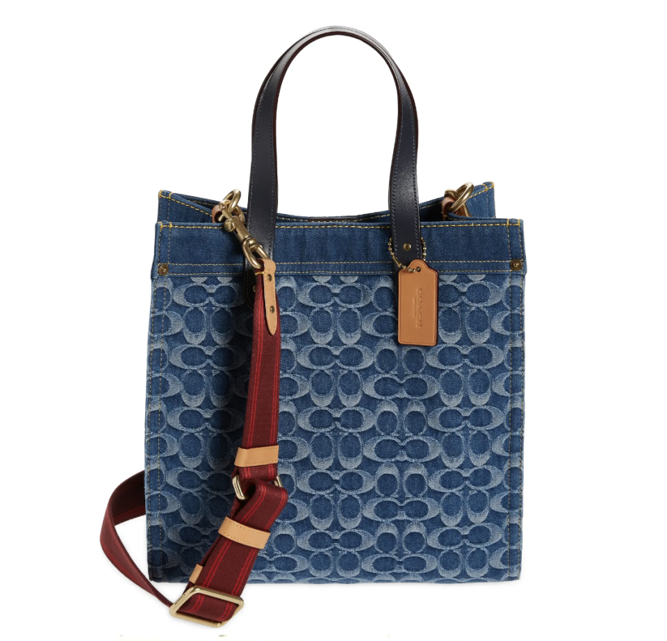 Signature Denim Field Tote