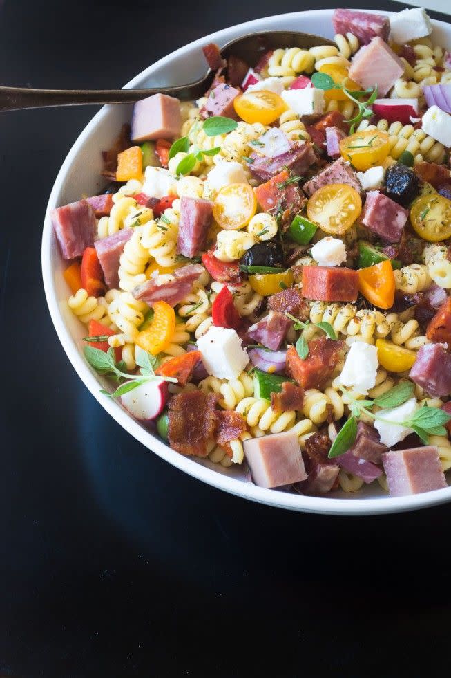 Meat Lovers Pasta Salad