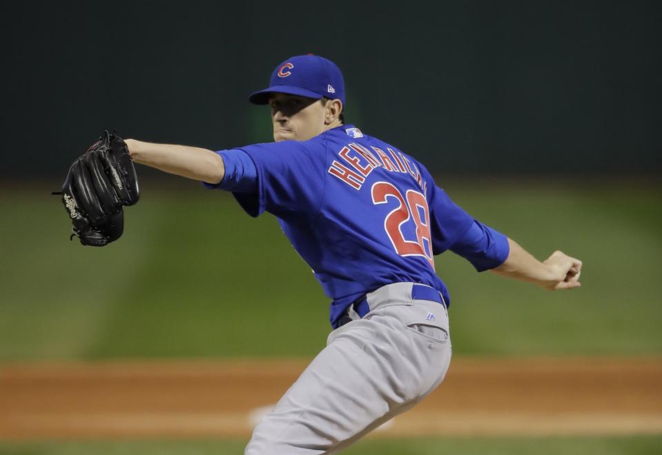 Here's your NL ERA leader, Kyle Hendricks. (AP)