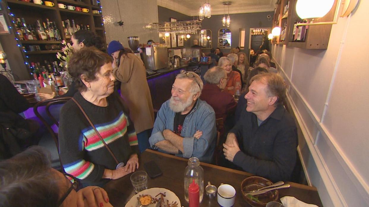 Esti, left, and Dubi Filar, middle, are closing their Rosedale Diner after 45 years. The last day of service is Dec. 31.  (John Lesavage/CBC - image credit)