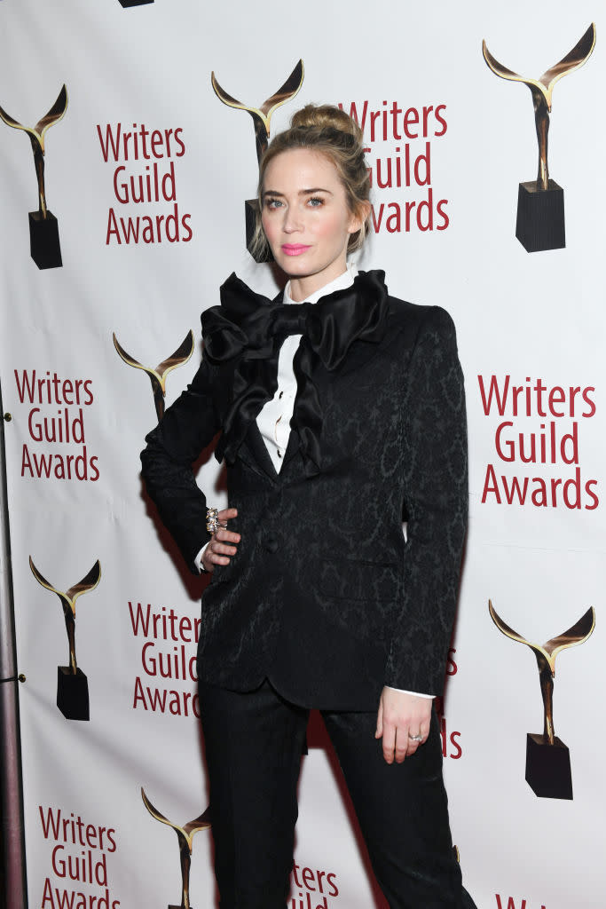 Emily Blunt attends the 71st Annual Writers Guild Awards New York Ceremony at Edison Ballroom on February 17, 2019 in New York City.