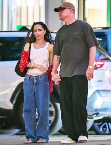 <p>TheImageDirect.com</p> Zoë Kravitz and Channing Tatum in 2024