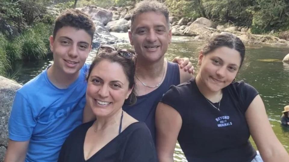 Danial Mazzotta and his family