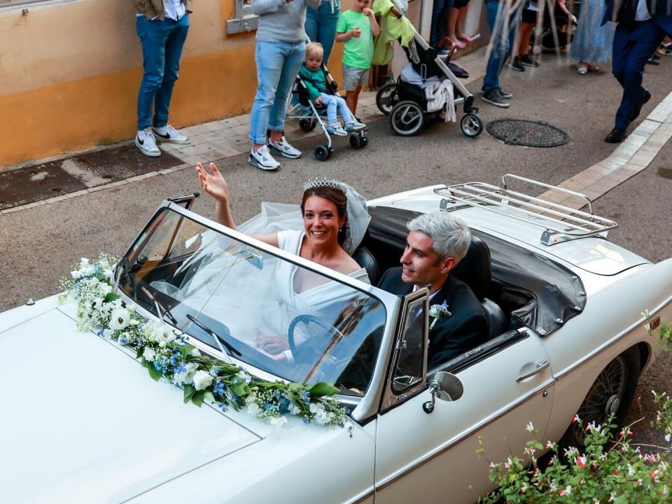 religious wedding of her royal highness alexandra of luxembourg nicolas bagory in bormes les mimosas