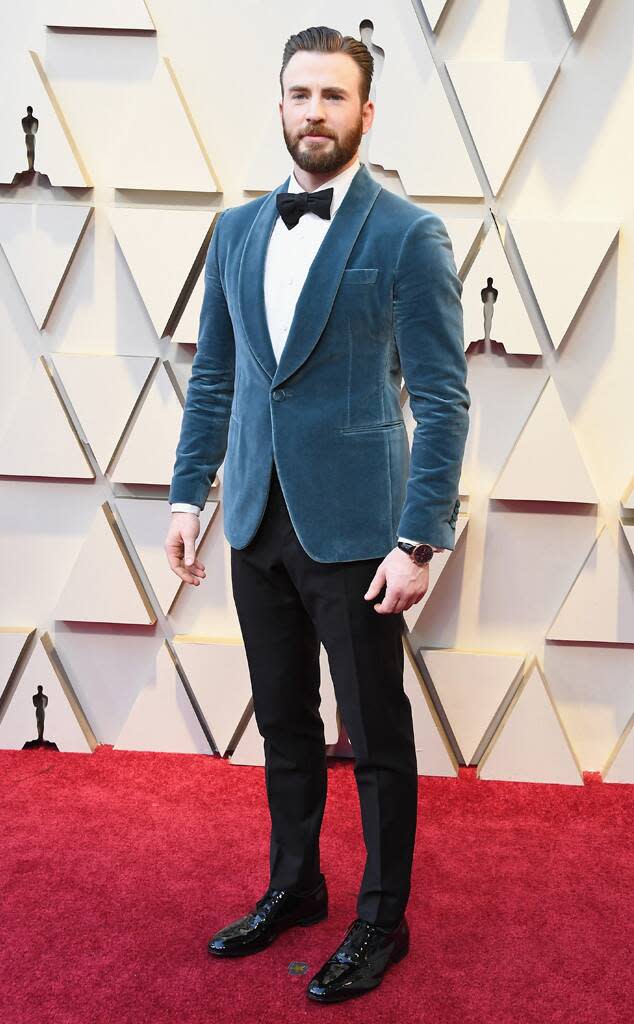 Chris Evans, 2019 Oscars, 2019 Academy Awards, Red Carpet Fashions