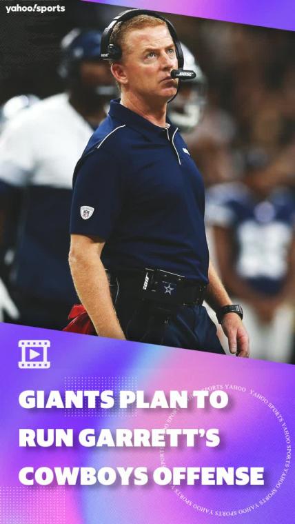 Giants plans to run Jason Garrett's Cowboys offense