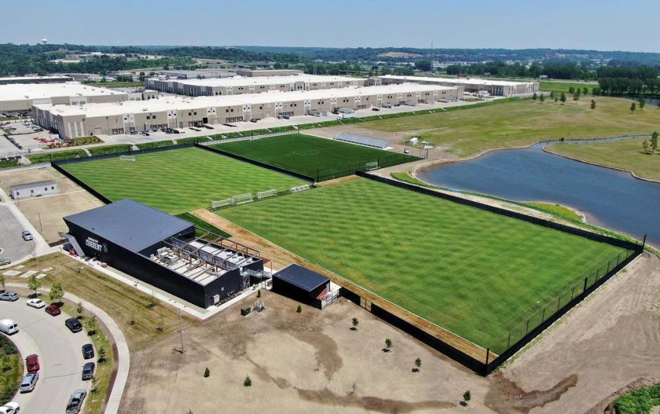 The Kansas City Current training facility opened in Riverside in 2022.