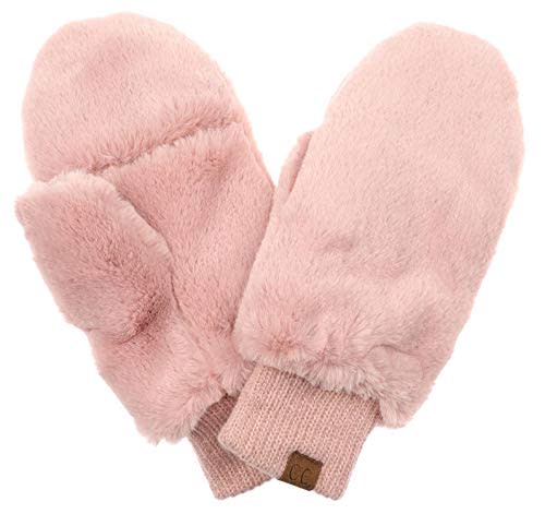 Faux Fur Fuzzy Convertible Gloves (Amazon / Amazon)