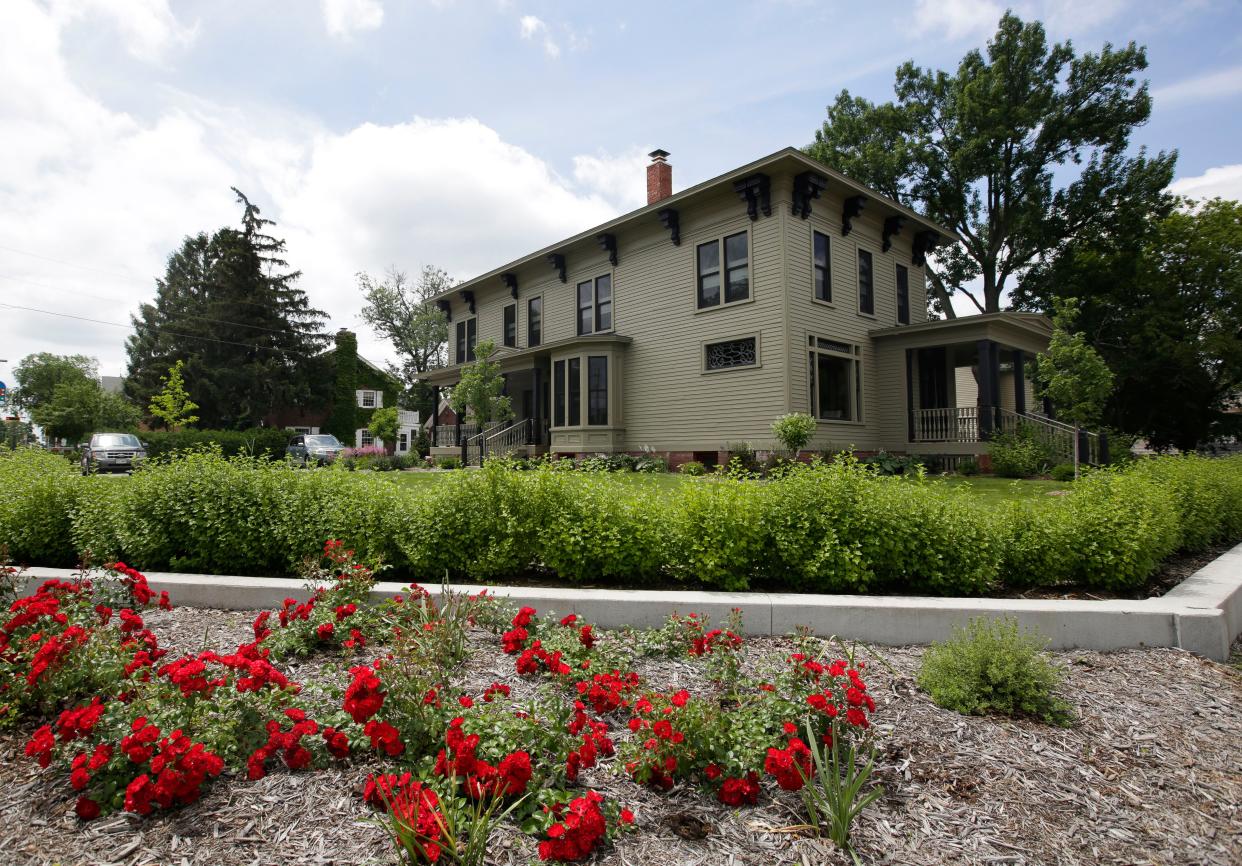 The Claflin House at 1665 Main St. in Stevens Point is seen on July 5, 2019. The house was renovated from apartments to a short-term rental in 2019. Its owner is now seeking to rezone the property to a "single- and two-family" residential district and intends to sell the Claflin House as a single-family home.