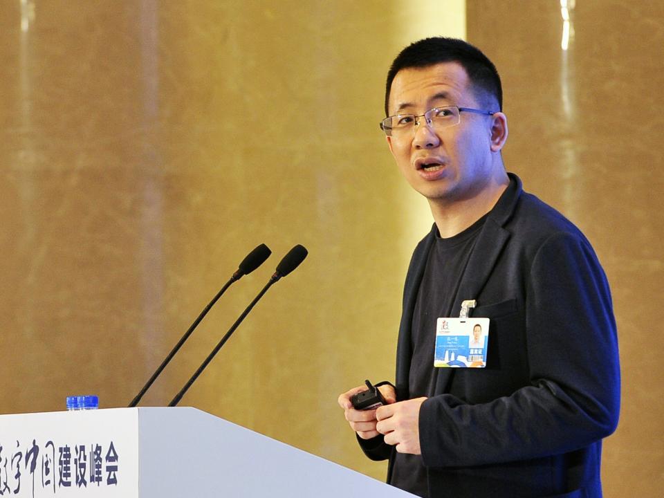 Zhang Yiming bytedance