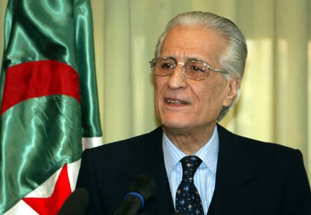 FILE PHOTO: Former Algerian foreign minister Ahmed Taleb Ibrahimi