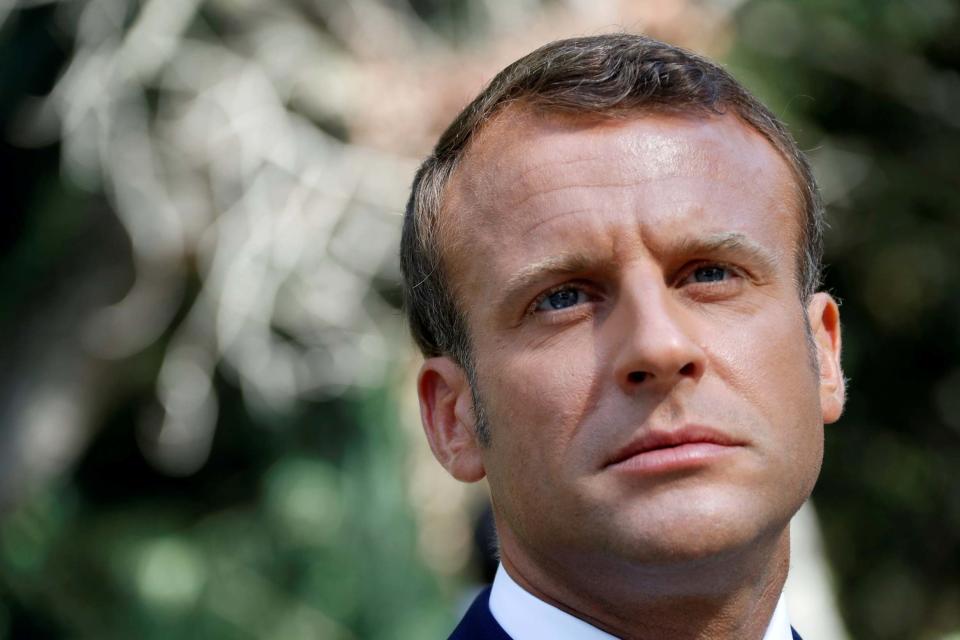 French President Emmanuel Macron: REUTERS