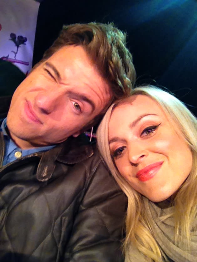 Celebrity photos: Last weekend’s BBC Radio 1 event in Hackney wowed us, with performances from Rihanna and Jay Z. Radio 1 DJs Fearne Cotton and Greg James were both excited to be there too, tweeting this photo at the end of the first day. Copyright [Fearne Cotton]