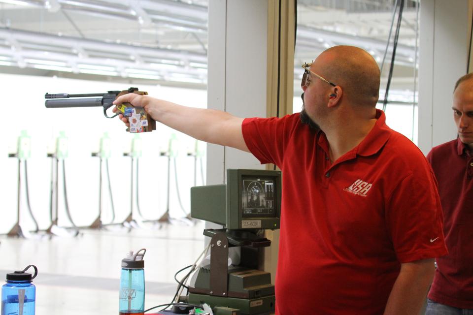 Jason Turner of rush at 2012 National Championships for the sport of shooting.