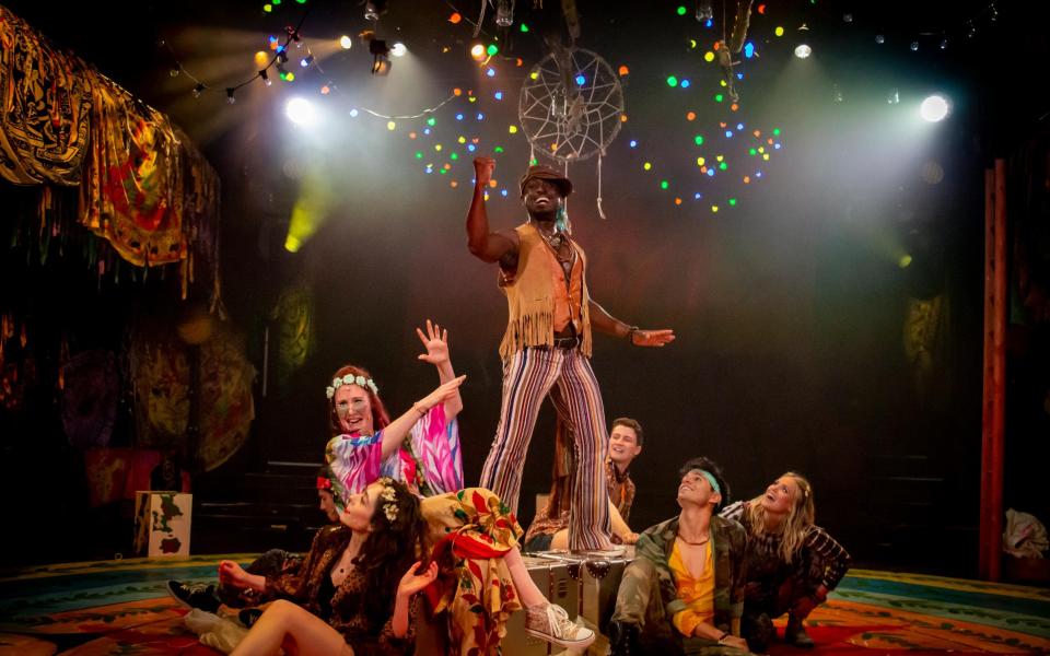 The cast of Pippin at Charing Cross Theatre - Edward Johnson