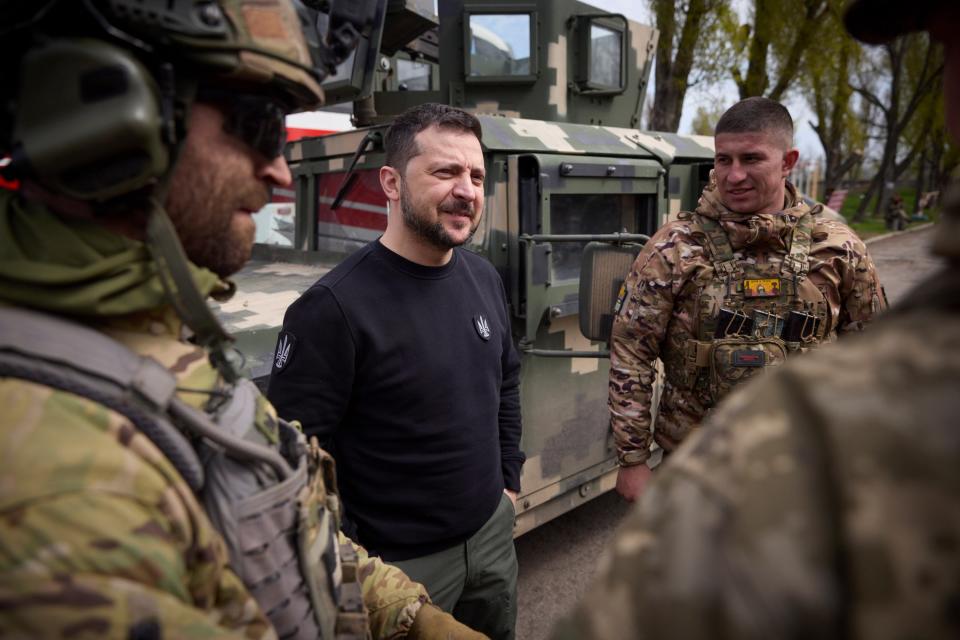 Ukrainian president Volodymyr Zelensky (EPA)