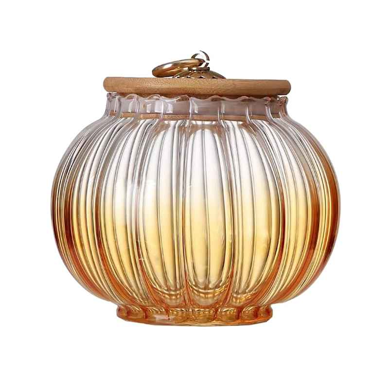 Mozacona Pumpkin Glass Container