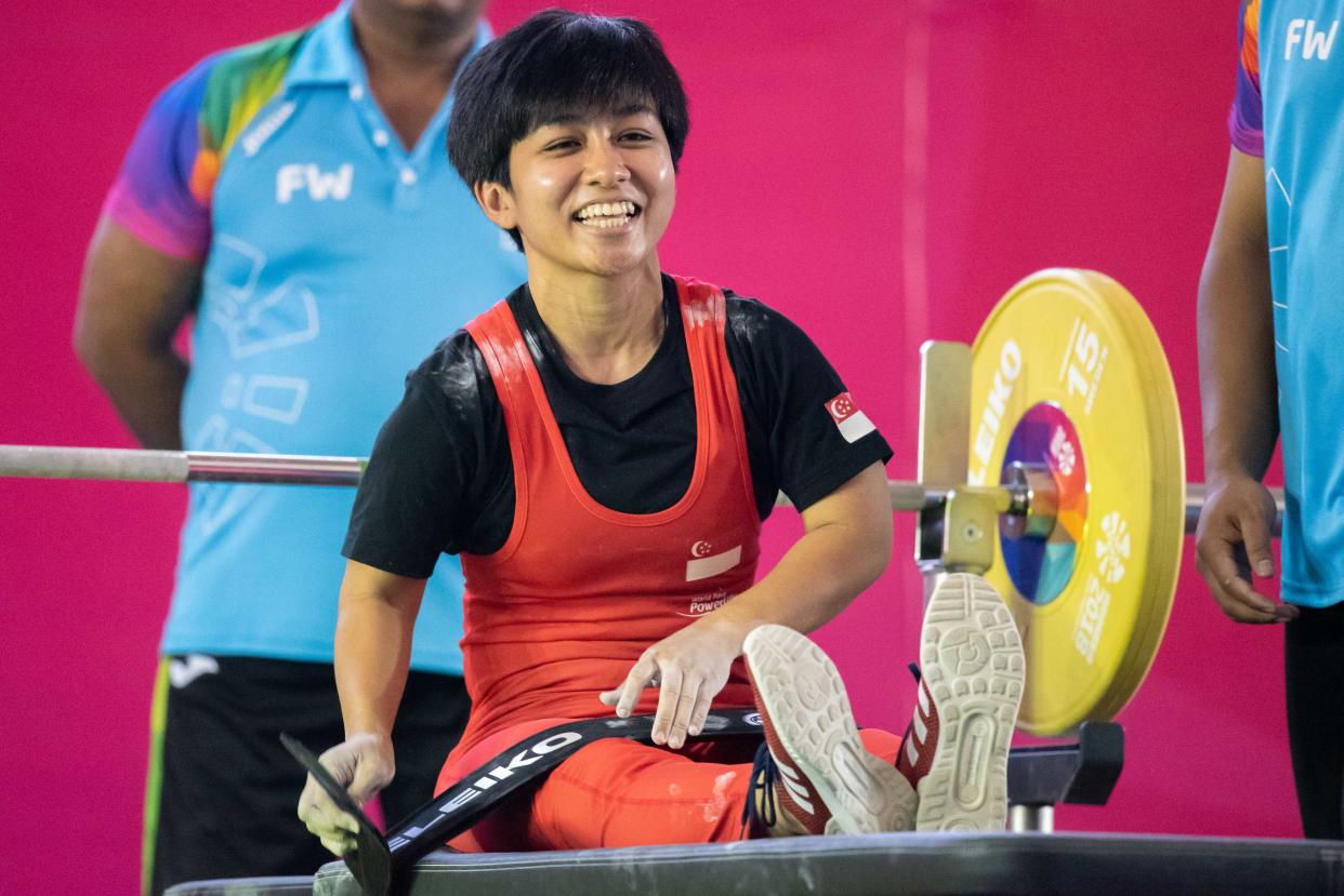 Nur’Aini Mohamad Yasli is set to become the first Singaporean to take part in para-powerlifting at the Paralympics. (PHOT: Singapore National Paralympic Council)