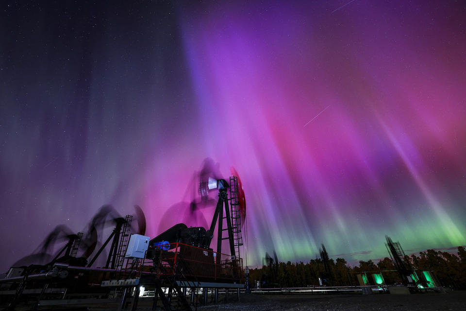 Nordlichter in Kanada (Jeff McIntosh / The Canadian Press via AP)