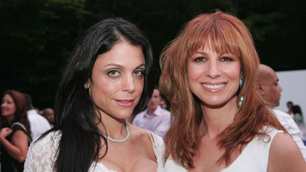  Bethenny Frankel and Jill Zarin in 2008 