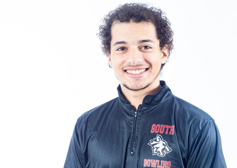 Cody Bradley, South Fort Myers High School, is All-Area for Boys Bowling.