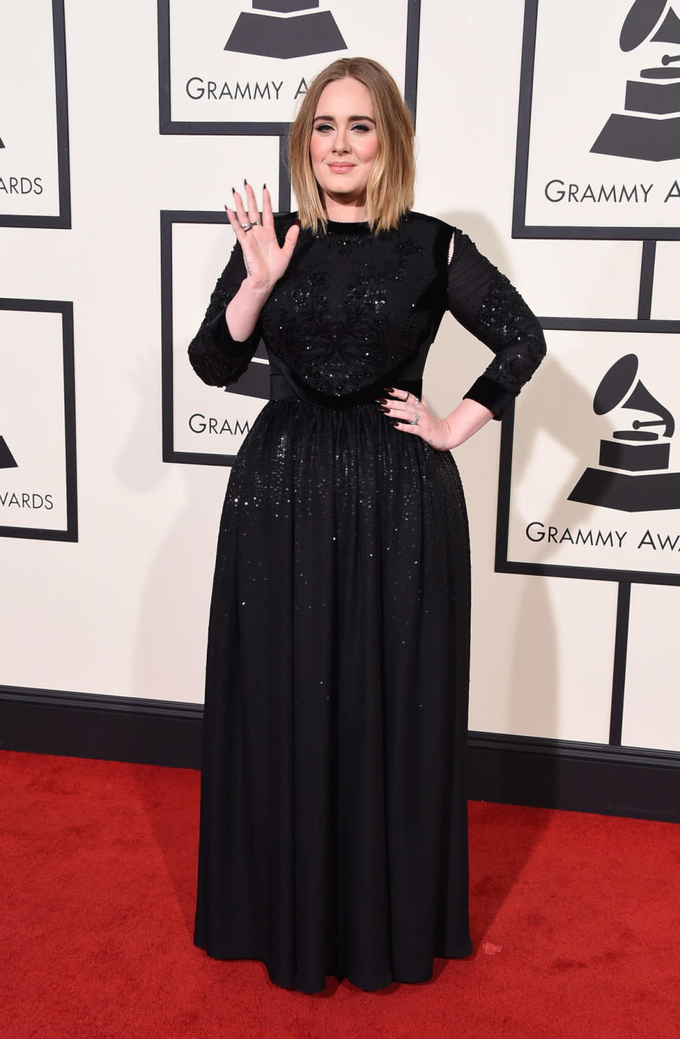 Best: Adele in a Givenchy at the 58th Grammy Awards at Staples Center in Los Angeles, California, on February 15, 2016.