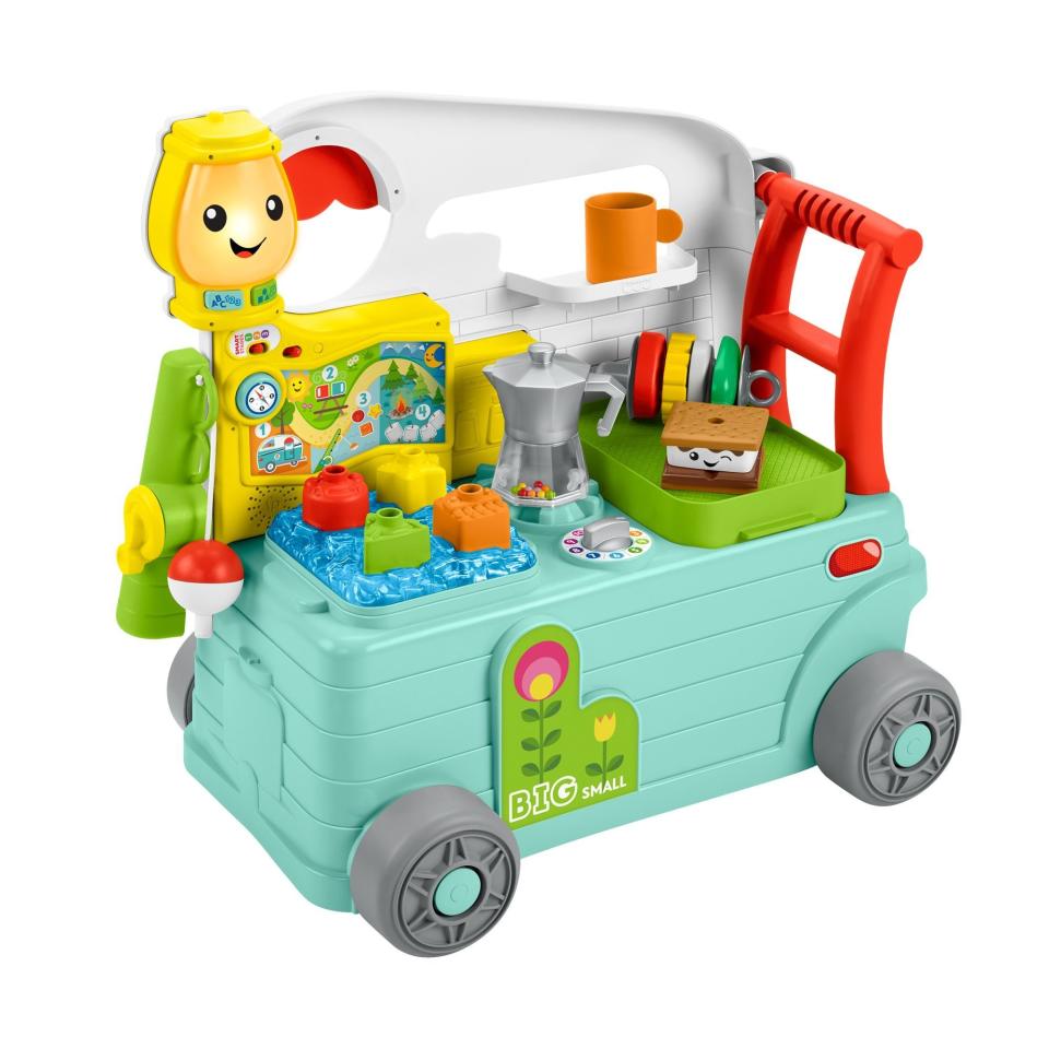 3) Fisher-Price Laugh & Learn 3-in-1 On-the-Go Camper