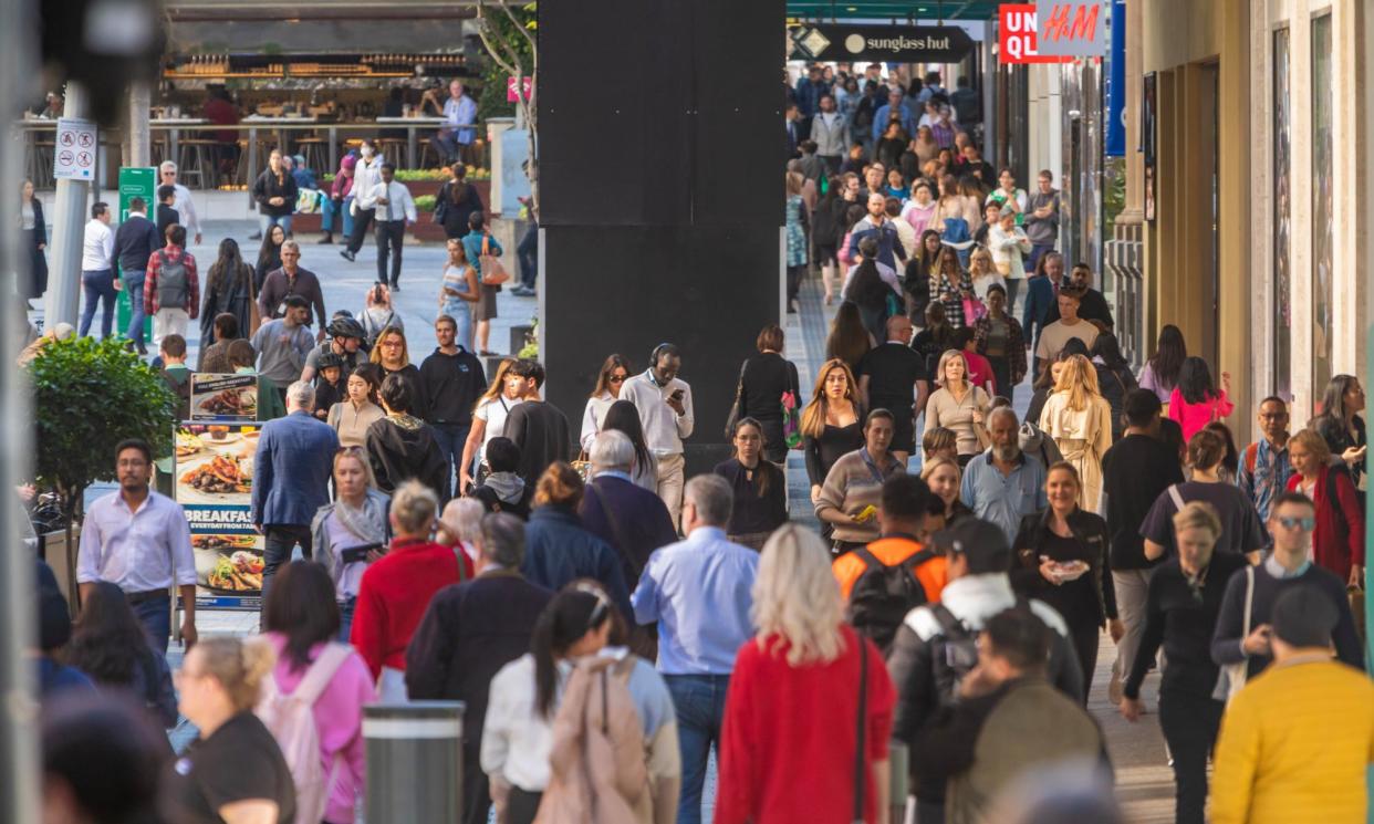 <span>Australia’s annual natural population increase – counting both births and deaths – was 105,500 people, while net migration was 509,800 people, data showed.</span><span>Photograph: davidf/Getty Images</span>