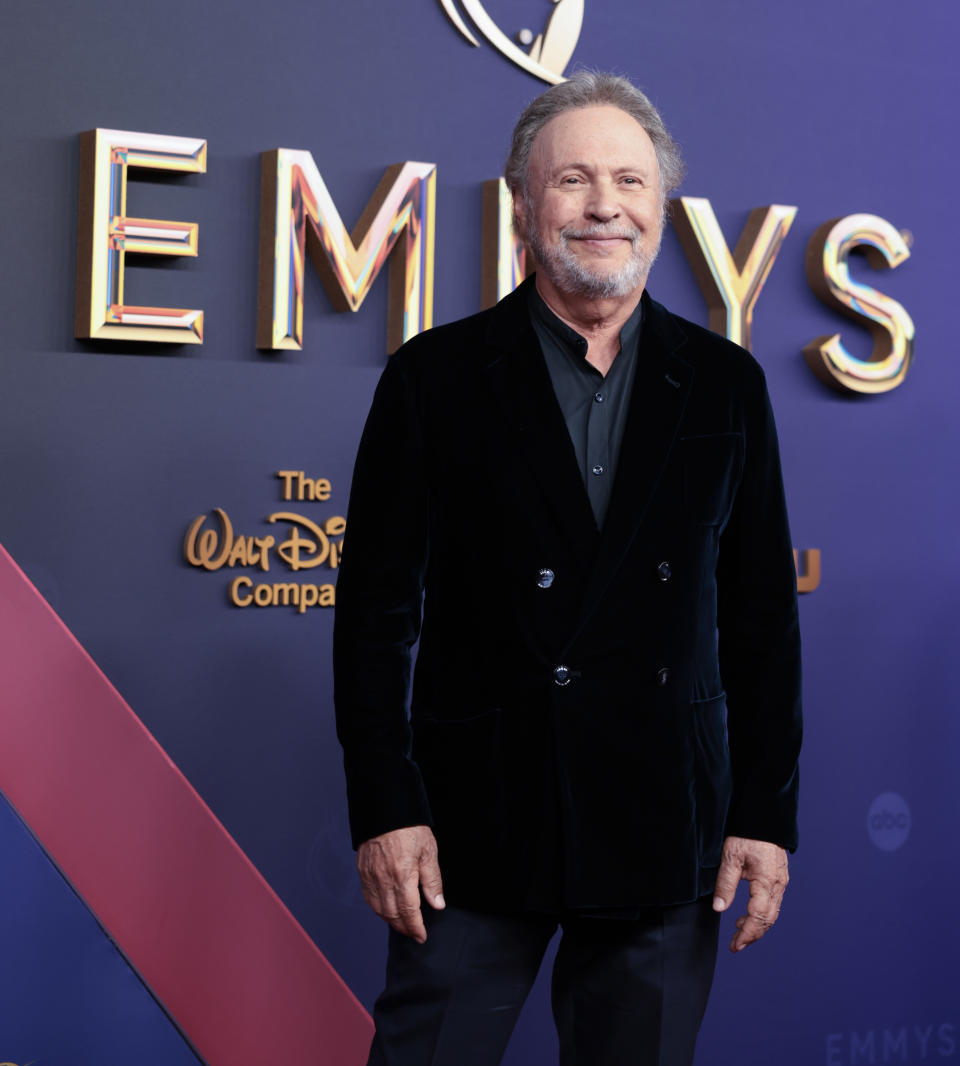 LOS ANGELES, CA - September 15, 2024 - Billy Crystal arriving at the 76th Primetime Emmy Awards at the Peacock Theater on Sunday, September 15, 2024 (Myung J. Chun/ Los Angeles Times via Getty Images)