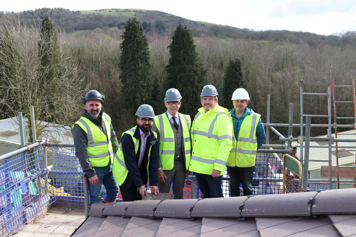 Rotherwood Healthcare marked the occasion with a topping-out ceremony at the new Colwall Care Home <i>(Image: Rotherwood Healthcare)</i>