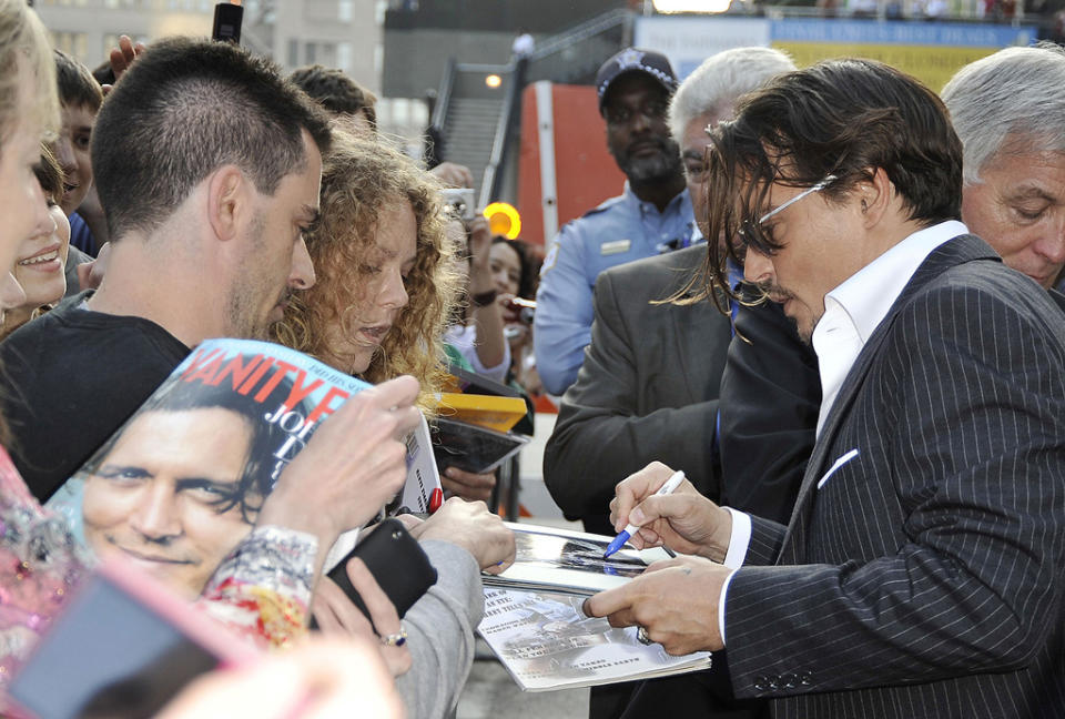 Public Enemies Chicago premiere 2009 Johnny Depp