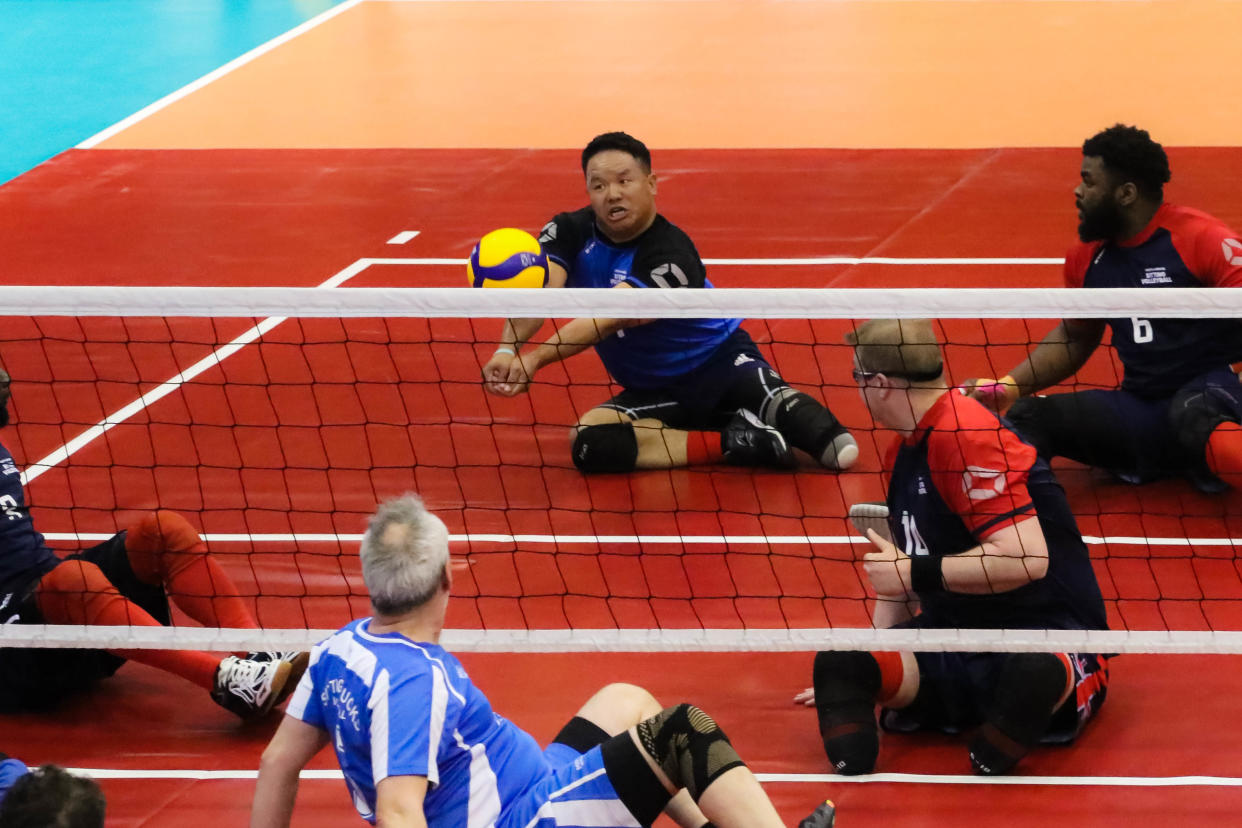 Darren Young is part of a GB sitting volleyball squad that is targeting Paris (Nina Farooqi)