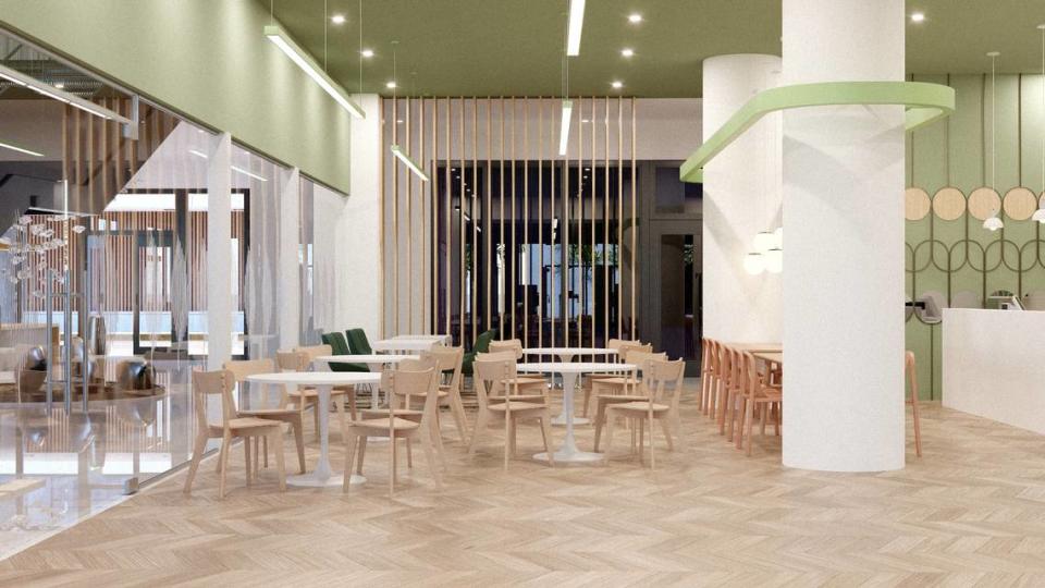 Century Town Center también tiene espacios colectivos de coworking.