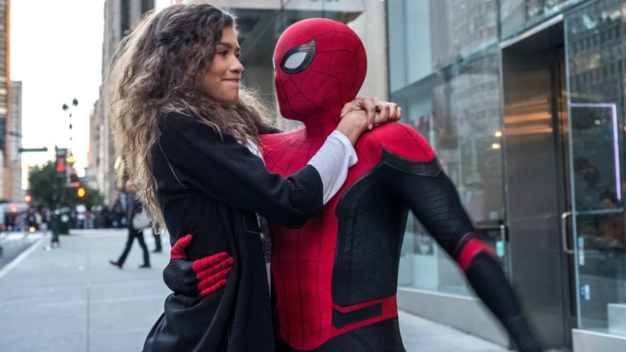 Tom Holland et Zendaya dans Spider-Man: Far From Home - Sony Pictures Entertainment 