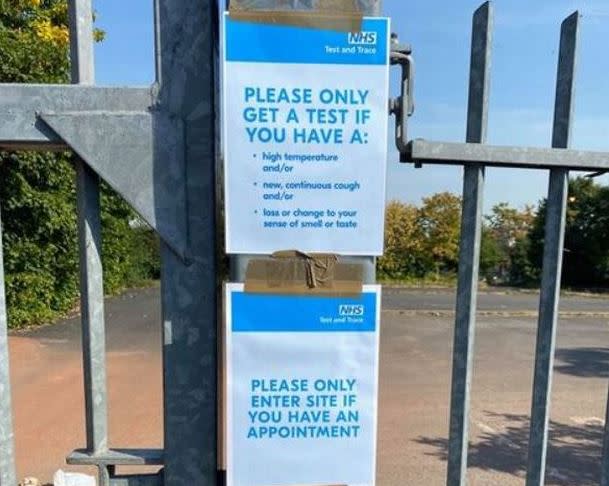 The car park in Edgbaston was abandoned (Picture: Reach)