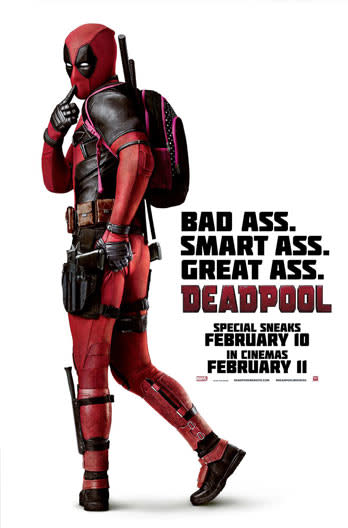 Deadpool poster. Credit: Golden Village Cinemas