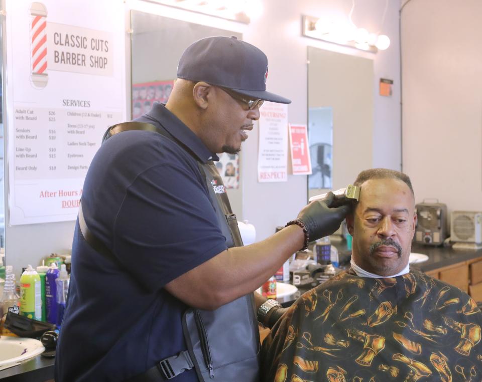 Ron, a barbershop owner in West Akron for more than 20 years, says he's noticed an increase in gun violence in the neighborhood in recent years.