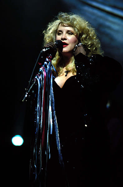 On stage with Fleetwood Mac in 1990