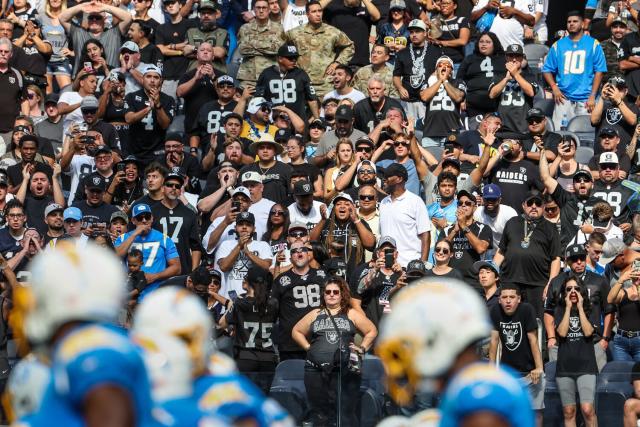 Column: Disappointing season didn't stop Raiders fans from showing up in  L.A. - Los Angeles Times