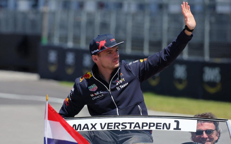 Formula One F1 - Canadian Grand Prix - Circuit Gilles Villeneuve, Montreal, Canada - June 19, 2022 Red Bull's Max Verstappen during the drivers parade before the race - Christinne Muschi/REUTERS