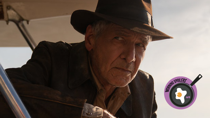 The elderly Indiana Jones looks completely done with this shit.