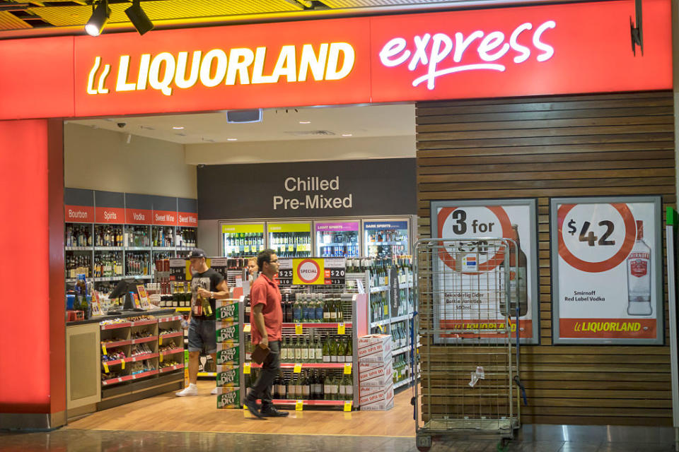 A Liquorland Express is pictured in Melbourne.