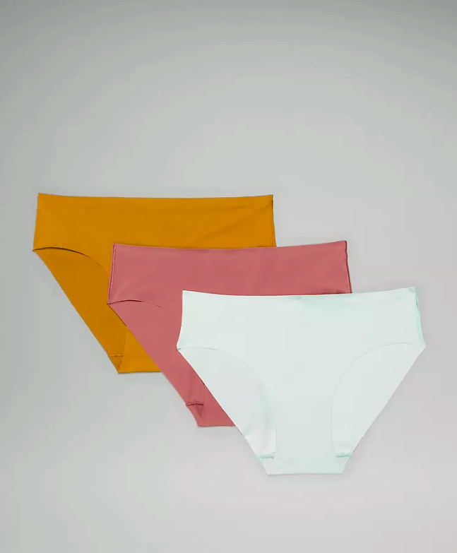 InvisiWear Mid-Rise Bikini Underwear 3 Pack (Photo via Lululemon)