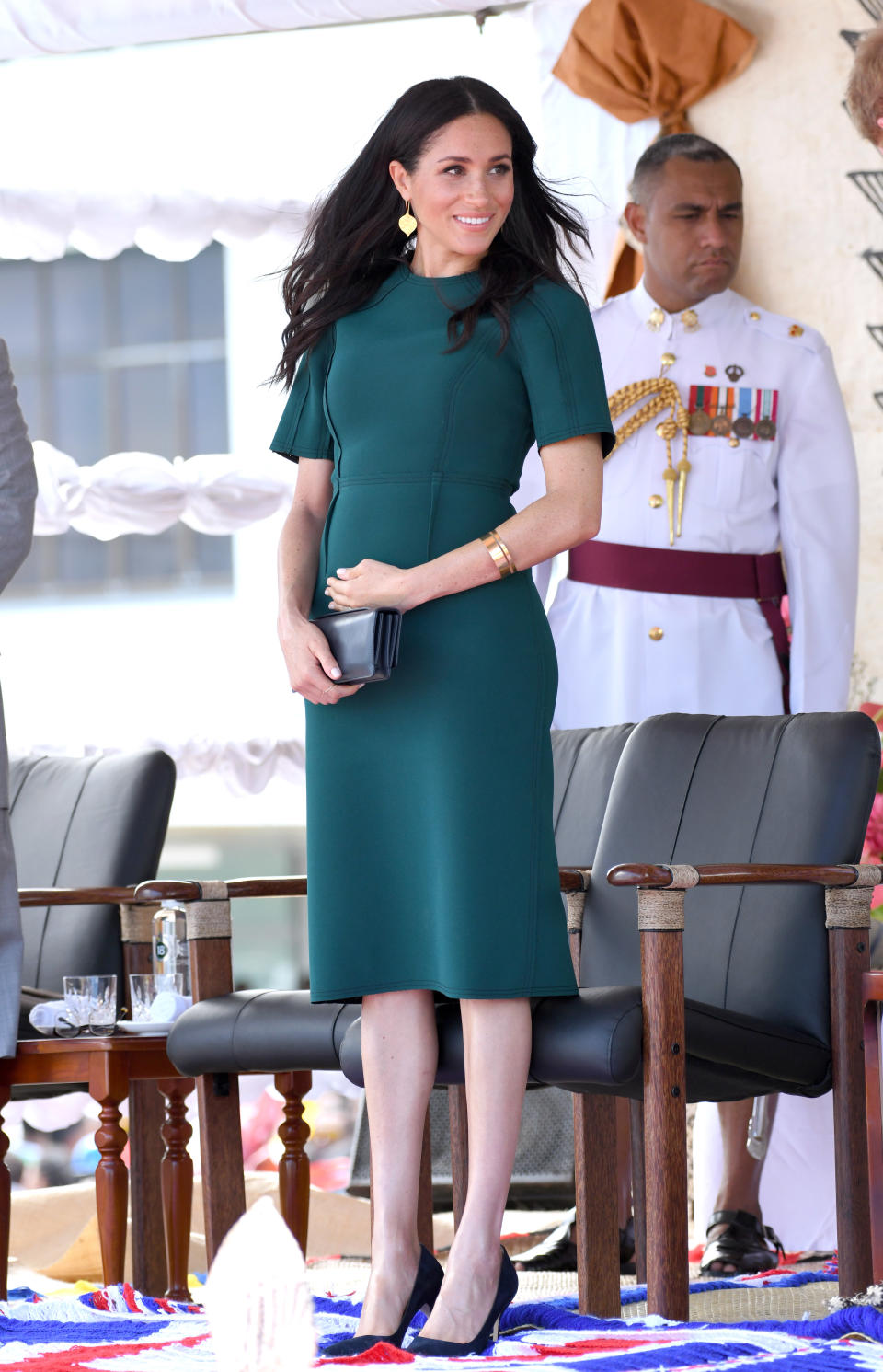 The pregnant Duchess promised the doctor she would take it easy. Photo: Getty Images