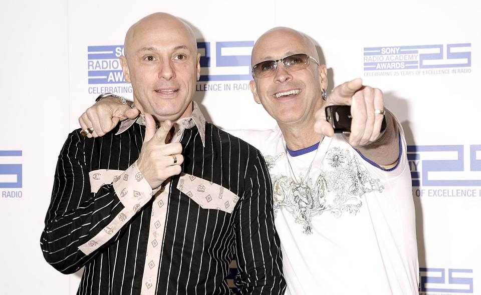 Richard and Fred Fairbrass arrive for the Sony Radio Academy Awards 2007 at the Grosvenor House Hotel, central London. PRESS ASSOCIATION Photo. Picture date: Monday 30 April 2007. Photo credit should read: Yui Mok/PA Wire