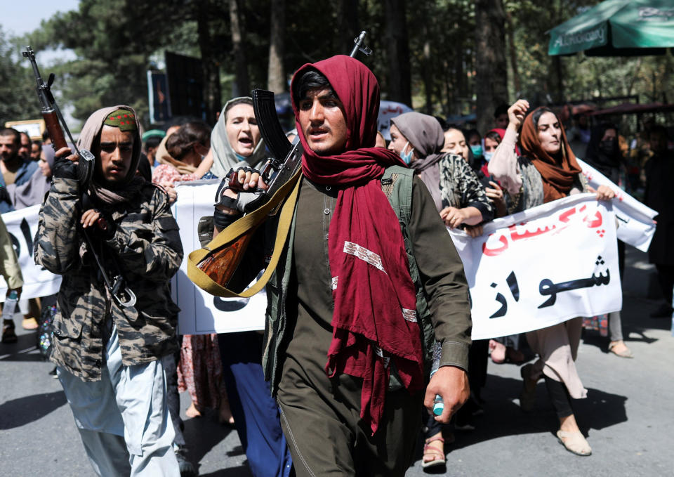 Image: Anti-Pakistan protest in Kabul, Afghanistan (West Asia News Agency / Reuters)