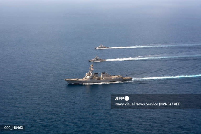 美國驅逐艦擊落「青年運動」 無人機和反艦飛彈